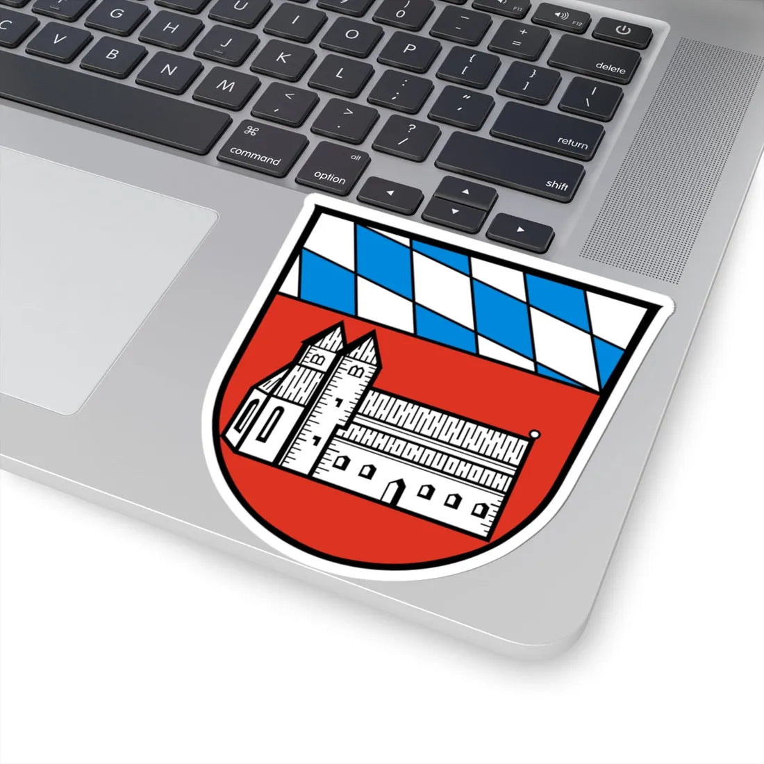 DEU Landkreis Cham COA (Germany) (Coat of Arms) STICKER Vinyl Kiss-Cut Decal - The Sticker Space