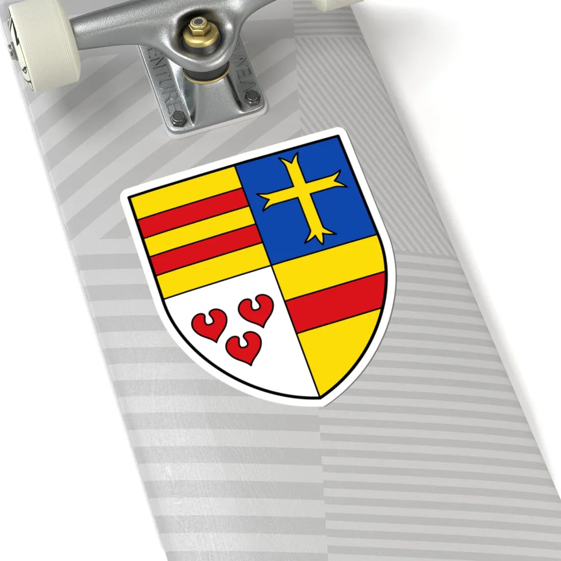 DEU Landkreis Cloppenburg COA (Germany) (Coat of Arms) STICKER Vinyl Kiss-Cut Decal - The Sticker Space