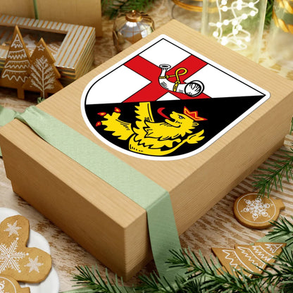 DEU Landkreis Cochem-Zell COA (Germany) (Coat of Arms) STICKER Vinyl Kiss-Cut Decal - The Sticker Space