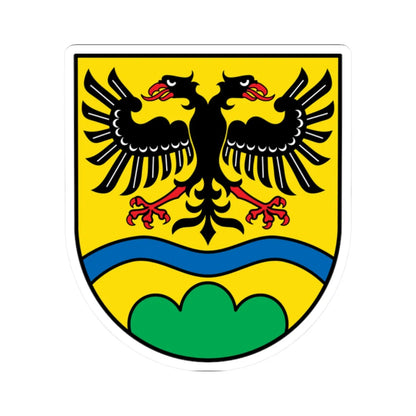 DEU Landkreis Deggendorf COA (Germany) (Coat of Arms) STICKER Vinyl Kiss-Cut Decal 2 Inch White - The Sticker Space