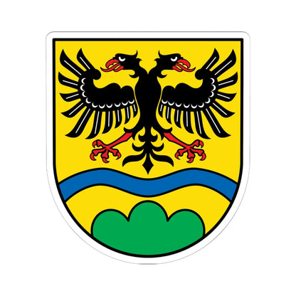 DEU Landkreis Deggendorf COA (Germany) (Coat of Arms) STICKER Vinyl Kiss-Cut Decal - The Sticker Space