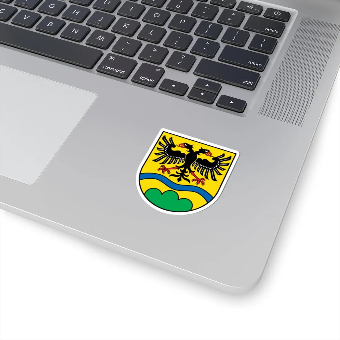 DEU Landkreis Deggendorf COA (Germany) (Coat of Arms) STICKER Vinyl Kiss-Cut Decal - The Sticker Space