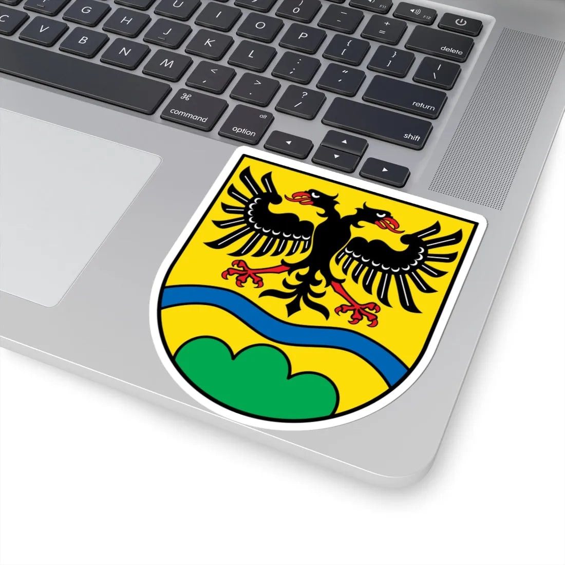 DEU Landkreis Deggendorf COA (Germany) (Coat of Arms) STICKER Vinyl Kiss-Cut Decal - The Sticker Space