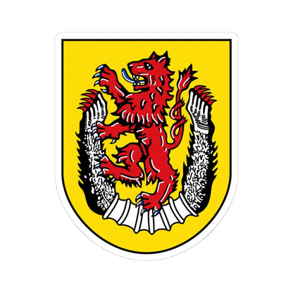 DEU Landkreis Diepholz COA (Germany) (Coat of Arms) STICKER Vinyl Kiss-Cut Decal 4 Inch White - The Sticker Space