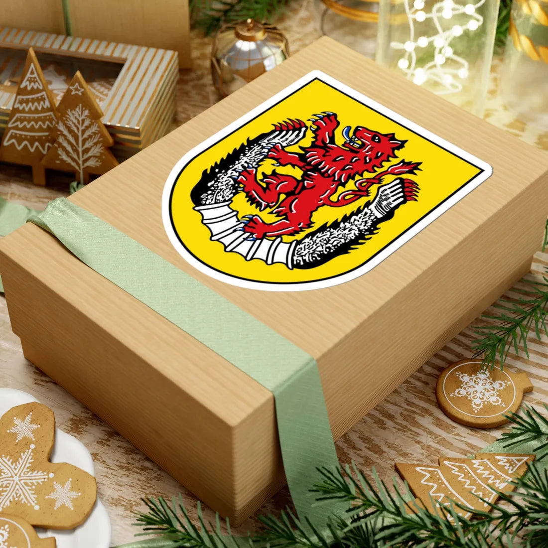 DEU Landkreis Diepholz COA (Germany) (Coat of Arms) STICKER Vinyl Kiss-Cut Decal - The Sticker Space