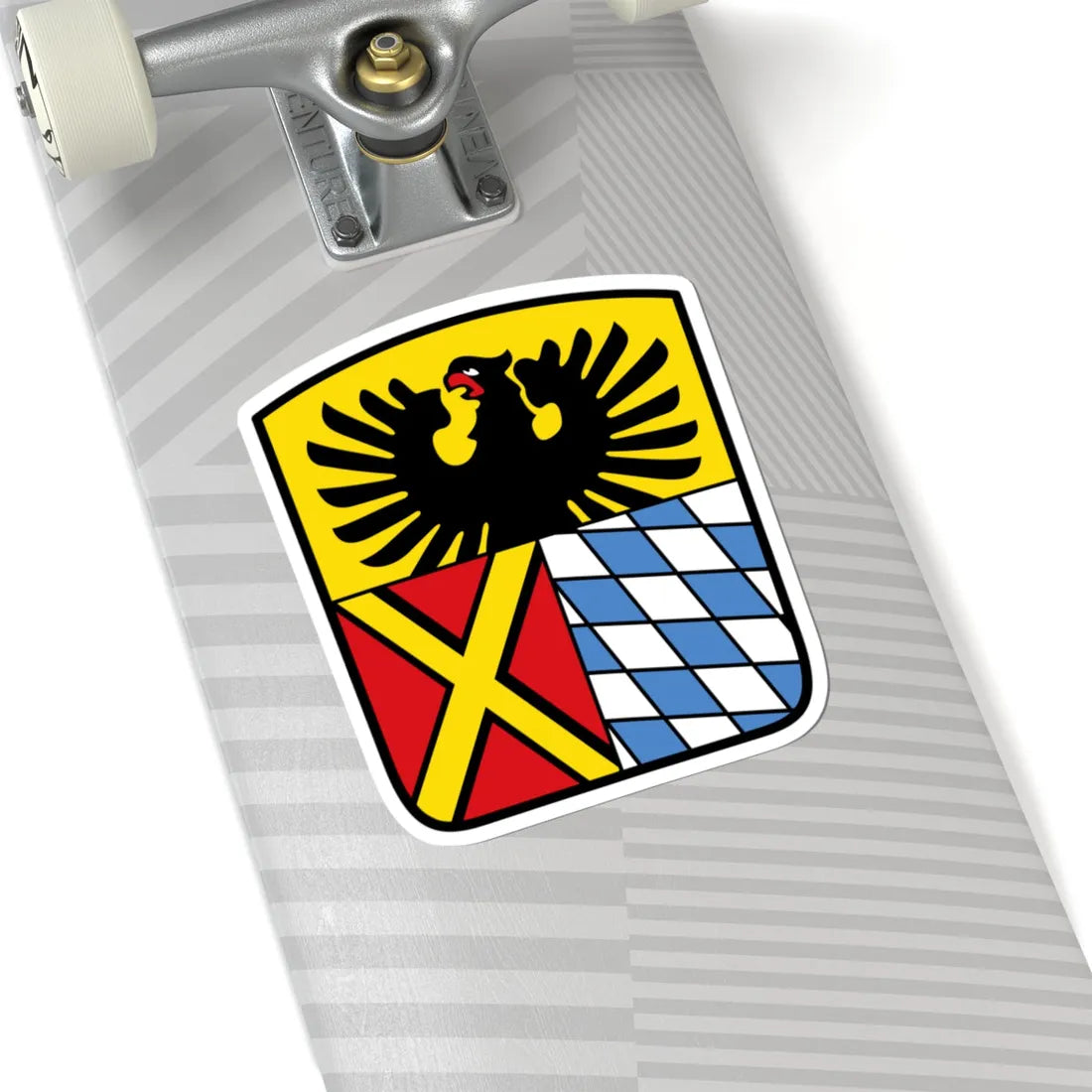 DEU Landkreis Donau-Ries COA (Germany) (Coat of Arms) STICKER Vinyl Kiss-Cut Decal - The Sticker Space