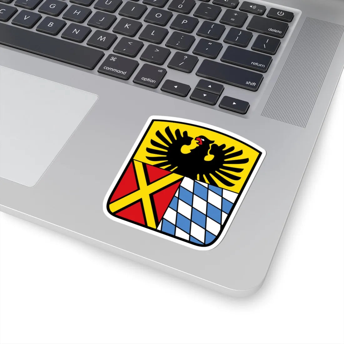 DEU Landkreis Donau-Ries COA (Germany) (Coat of Arms) STICKER Vinyl Kiss-Cut Decal - The Sticker Space