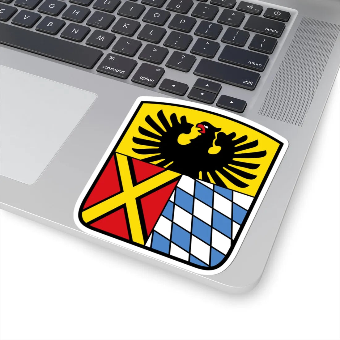 DEU Landkreis Donau-Ries COA (Germany) (Coat of Arms) STICKER Vinyl Kiss-Cut Decal - The Sticker Space