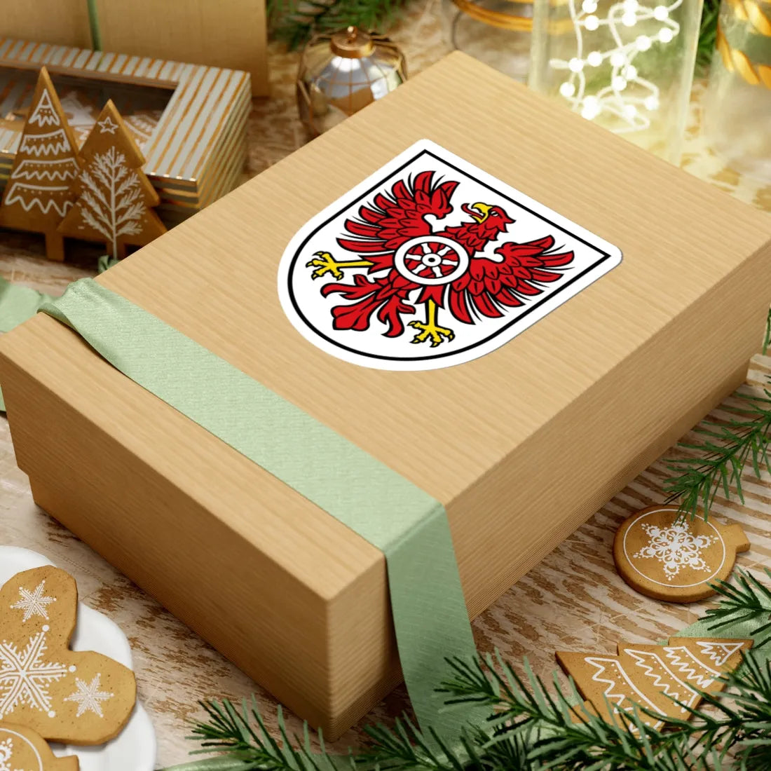 DEU Landkreis Eichsfeld COA (Germany) (Coat of Arms) STICKER Vinyl Kiss-Cut Decal - The Sticker Space