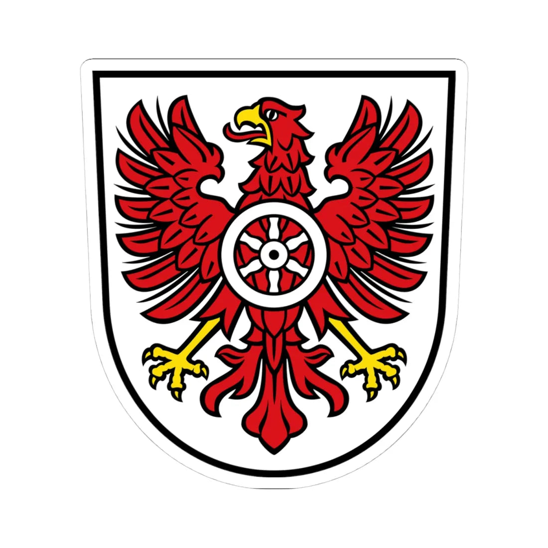 DEU Landkreis Eichsfeld COA (Germany) (Coat of Arms) STICKER Vinyl Kiss-Cut Decal - The Sticker Space