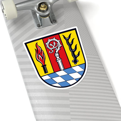 DEU Landkreis Eichstätt COA (Germany) (Coat of Arms) STICKER Vinyl Kiss-Cut Decal - The Sticker Space