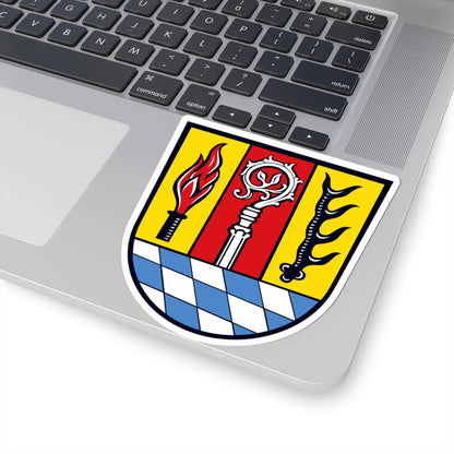 DEU Landkreis Eichstätt COA (Germany) (Coat of Arms) STICKER Vinyl Kiss-Cut Decal - The Sticker Space