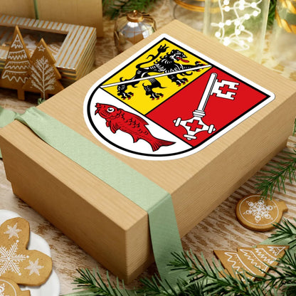 DEU Landkreis Forchheim COA (Germany) (Coat of Arms) STICKER Vinyl Kiss-Cut Decal - The Sticker Space