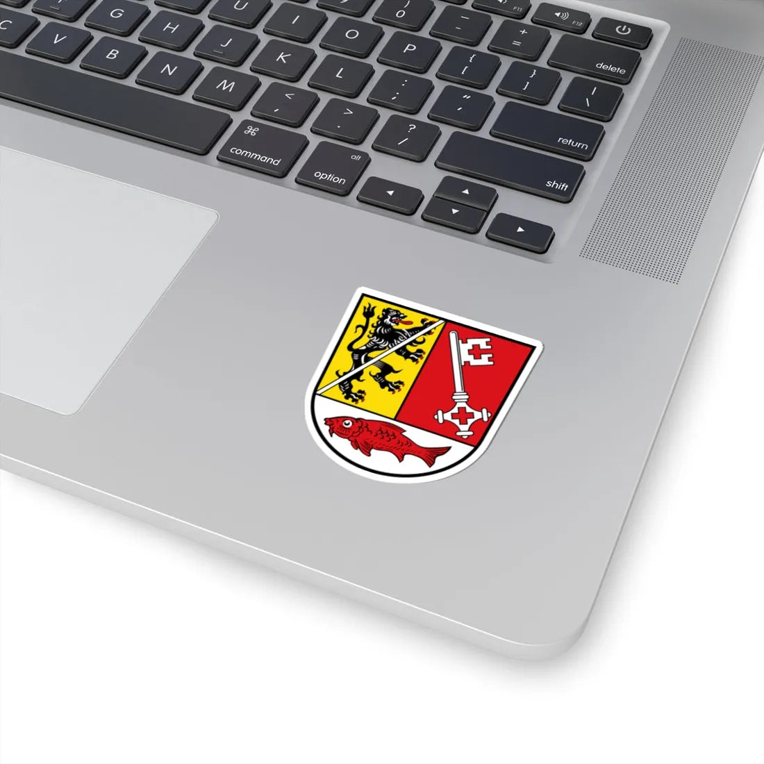 DEU Landkreis Forchheim COA (Germany) (Coat of Arms) STICKER Vinyl Kiss-Cut Decal - The Sticker Space