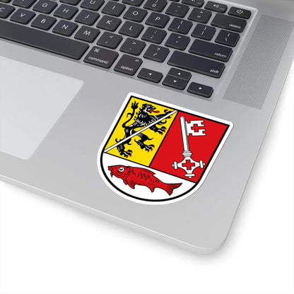 DEU Landkreis Forchheim COA (Germany) (Coat of Arms) STICKER Vinyl Kiss-Cut Decal - The Sticker Space