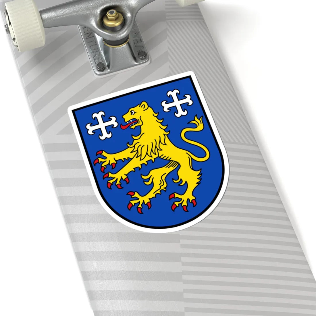 DEU Landkreis Friesland COA (Germany) (Coat of Arms) STICKER Vinyl Kiss-Cut Decal - The Sticker Space
