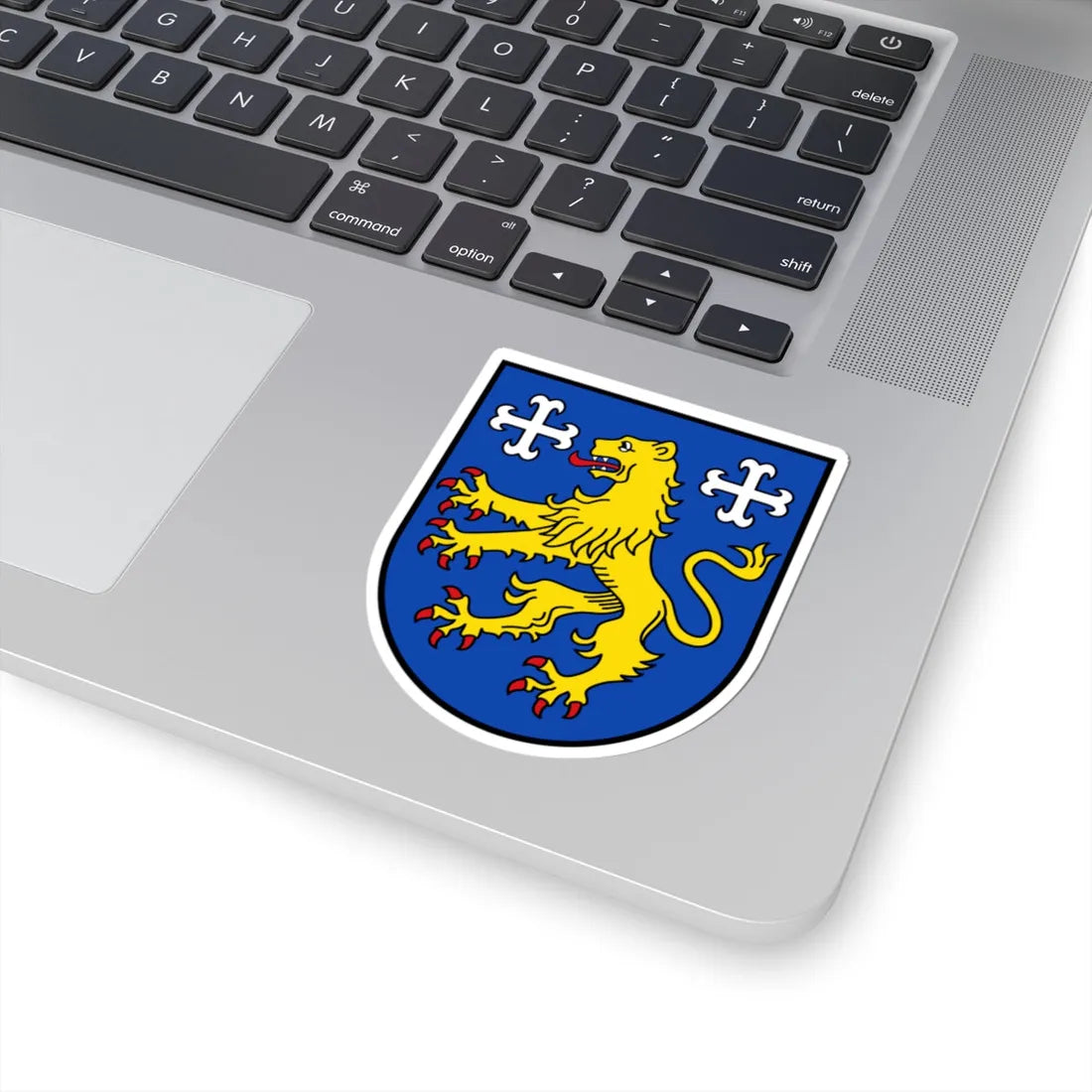 DEU Landkreis Friesland COA (Germany) (Coat of Arms) STICKER Vinyl Kiss-Cut Decal - The Sticker Space