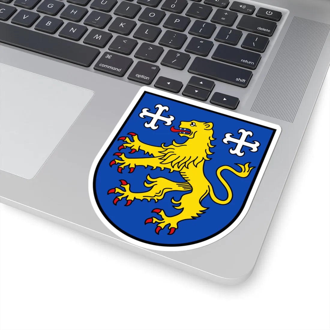 DEU Landkreis Friesland COA (Germany) (Coat of Arms) STICKER Vinyl Kiss-Cut Decal - The Sticker Space