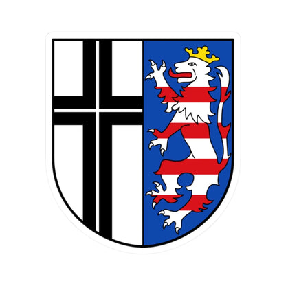 DEU Landkreis Fulda COA (Germany) (Coat of Arms) STICKER Vinyl Kiss-Cut Decal - The Sticker Space