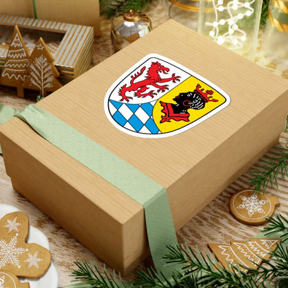 DEU Landkreis Garmisch-Partenkirchen COA (Germany) (Coat of Arms) STICKER Vinyl Kiss-Cut Decal - The Sticker Space
