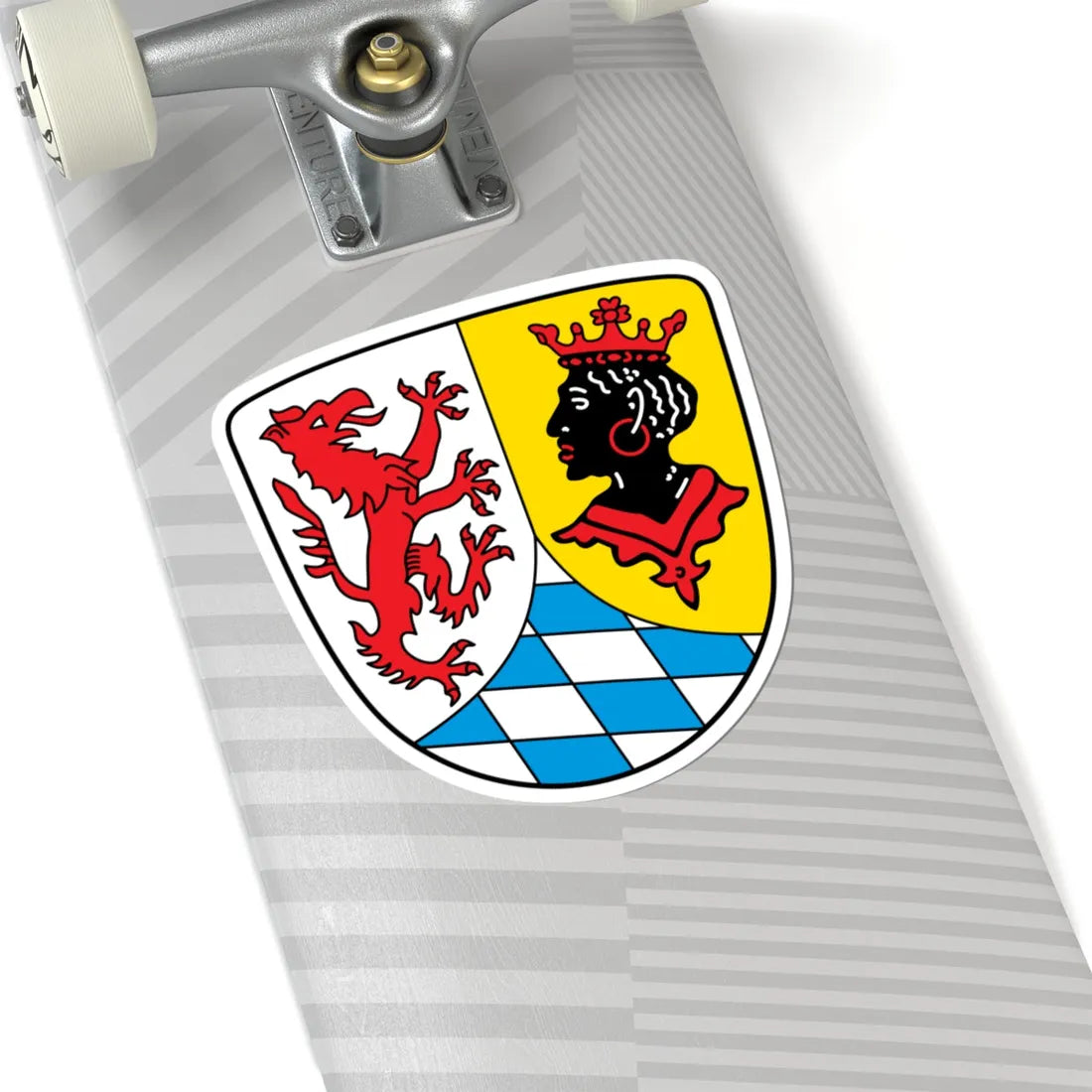 DEU Landkreis Garmisch-Partenkirchen COA (Germany) (Coat of Arms) STICKER Vinyl Kiss-Cut Decal - The Sticker Space