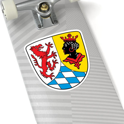 DEU Landkreis Garmisch-Partenkirchen COA (Germany) (Coat of Arms) STICKER Vinyl Kiss-Cut Decal - The Sticker Space