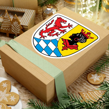 DEU Landkreis Garmisch-Partenkirchen COA (Germany) (Coat of Arms) STICKER Vinyl Kiss-Cut Decal - The Sticker Space