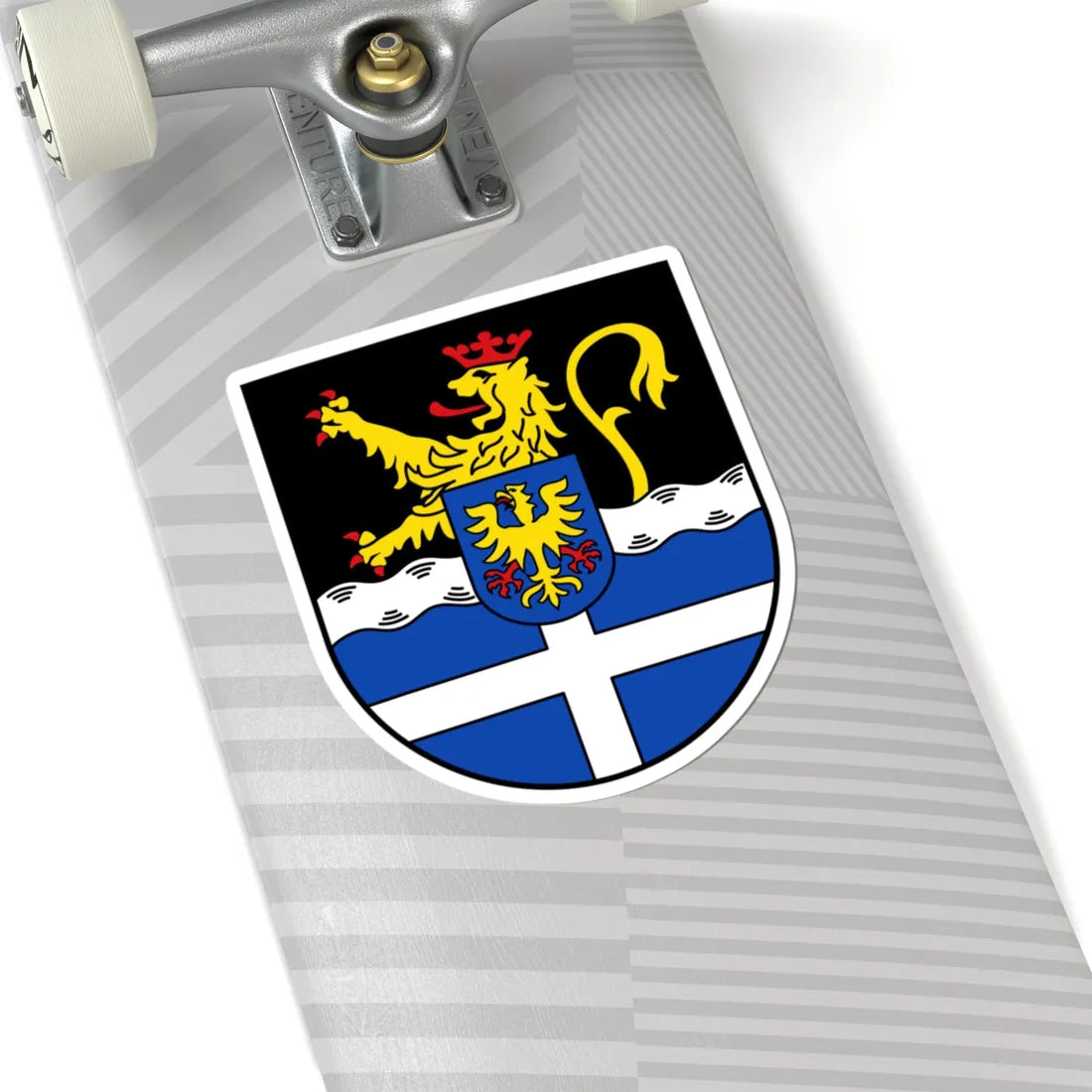 DEU Landkreis Germersheim COA (Germany) (Coat of Arms) STICKER Vinyl Kiss-Cut Decal - The Sticker Space