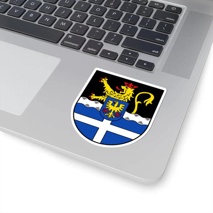 DEU Landkreis Germersheim COA (Germany) (Coat of Arms) STICKER Vinyl Kiss-Cut Decal - The Sticker Space