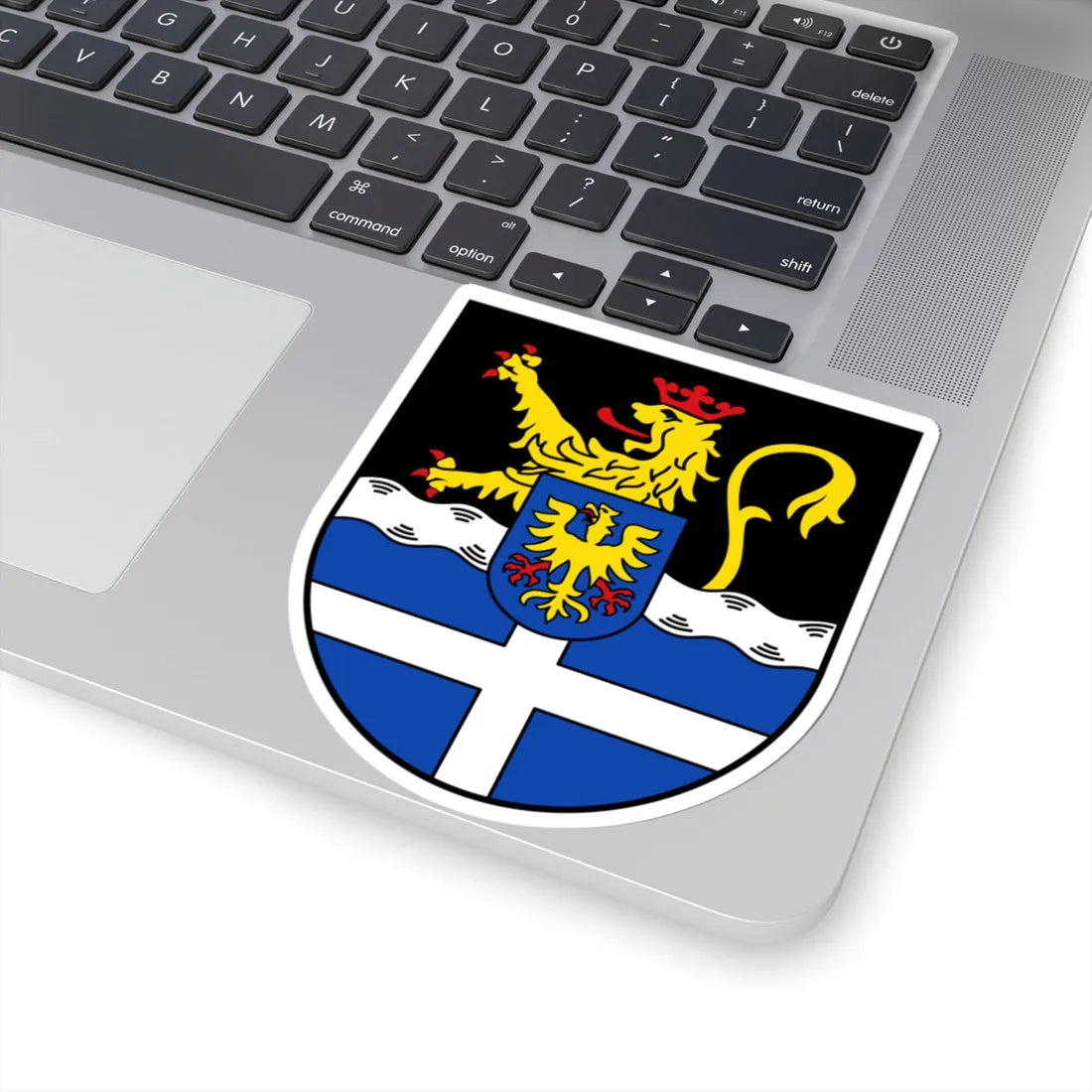 DEU Landkreis Germersheim COA (Germany) (Coat of Arms) STICKER Vinyl Kiss-Cut Decal - The Sticker Space
