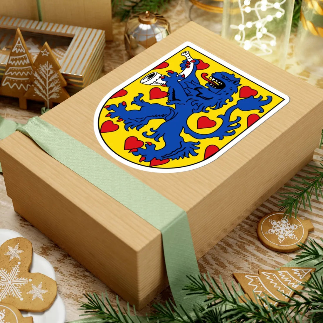 DEU Landkreis Gifhorn COA (Germany) (Coat of Arms) STICKER Vinyl Kiss-Cut Decal - The Sticker Space