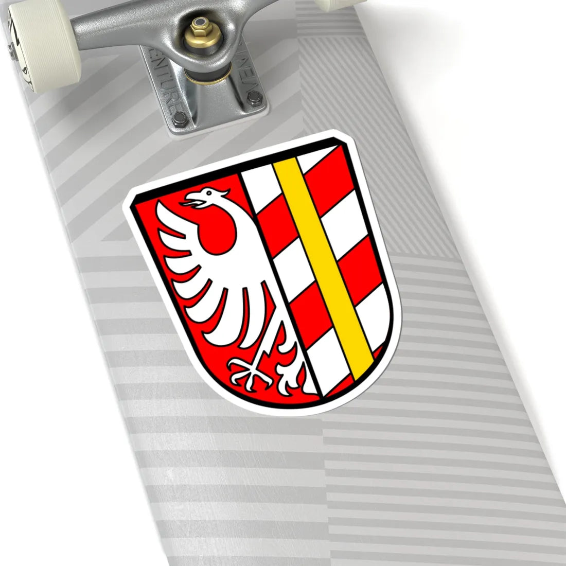 DEU Landkreis Günzburg COA (Germany) (Coat of Arms) STICKER Vinyl Kiss-Cut Decal - The Sticker Space