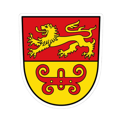 DEU Landkreis Goettingen 1935 COA (Germany) (Coat of Arms) STICKER Vinyl Kiss-Cut Decal 4 Inch White - The Sticker Space