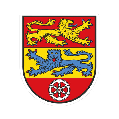 DEU Landkreis Goettingen COA (Germany) (Coat of Arms) STICKER Vinyl Kiss-Cut Decal 3 Inch White - The Sticker Space