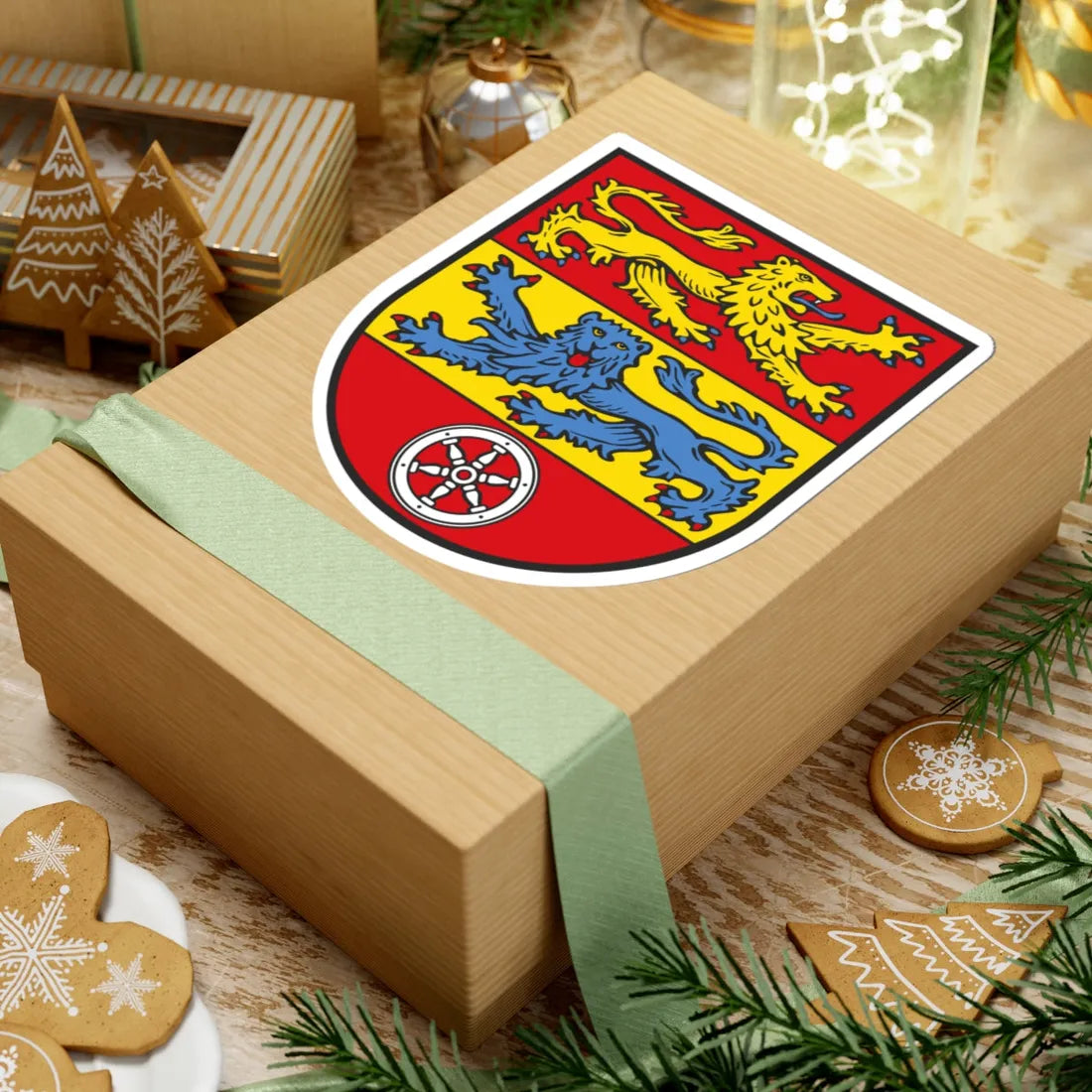 DEU Landkreis Goettingen COA (Germany) (Coat of Arms) STICKER Vinyl Kiss-Cut Decal - The Sticker Space