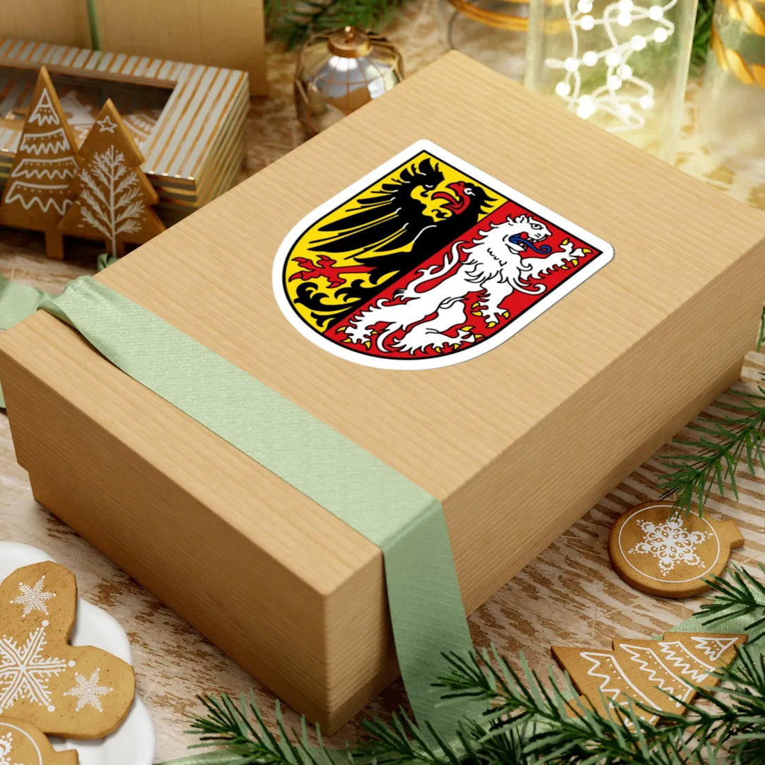 DEU Landkreis Goslar COA (Germany) (Coat of Arms) STICKER Vinyl Kiss-Cut Decal - The Sticker Space