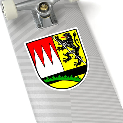 DEU Landkreis Haßberge COA (Germany) (Coat of Arms) STICKER Vinyl Kiss-Cut Decal - The Sticker Space