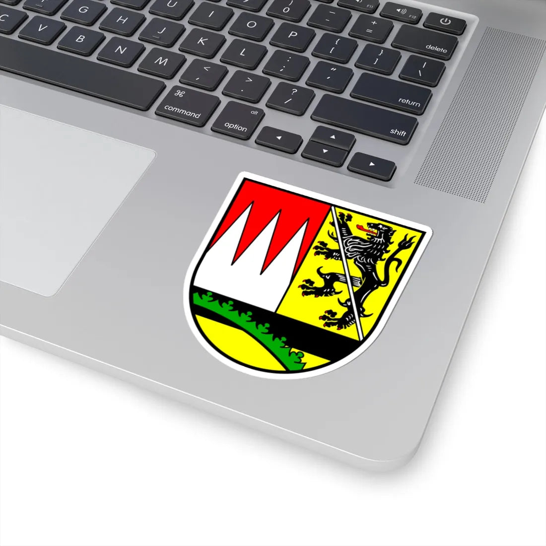 DEU Landkreis Haßberge COA (Germany) (Coat of Arms) STICKER Vinyl Kiss-Cut Decal - The Sticker Space