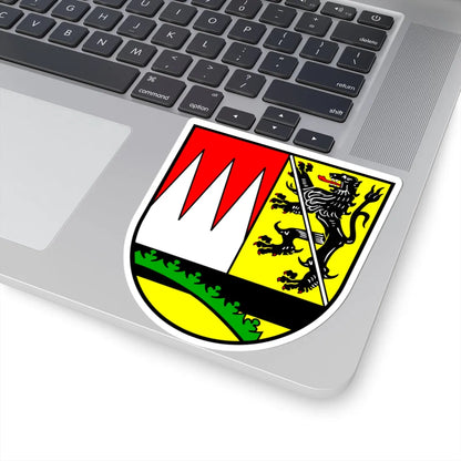 DEU Landkreis Haßberge COA (Germany) (Coat of Arms) STICKER Vinyl Kiss-Cut Decal - The Sticker Space