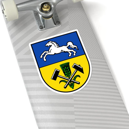 DEU Landkreis Helmstedt COA (Germany) (Coat of Arms) STICKER Vinyl Kiss-Cut Decal - The Sticker Space