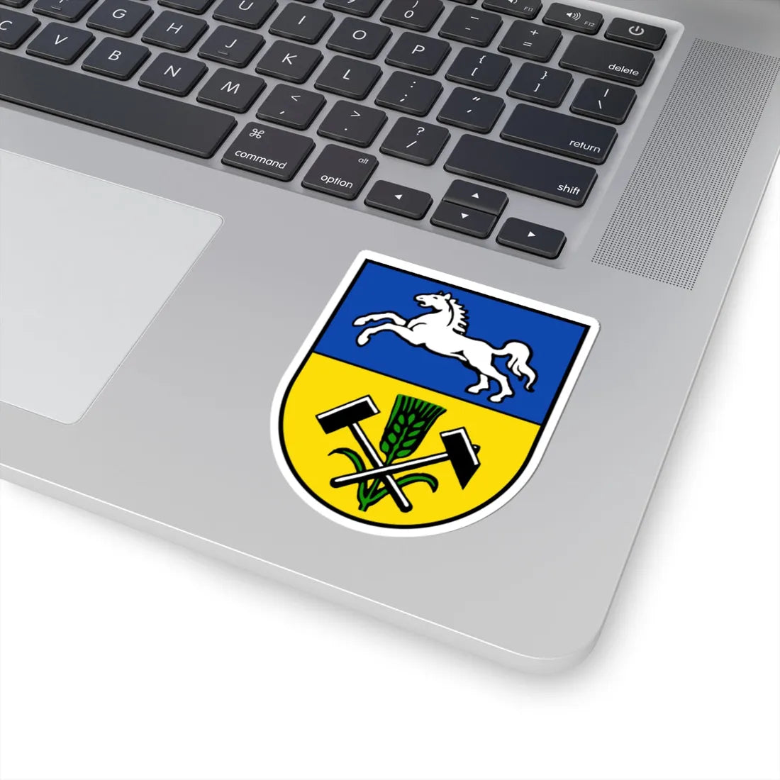 DEU Landkreis Helmstedt COA (Germany) (Coat of Arms) STICKER Vinyl Kiss-Cut Decal - The Sticker Space