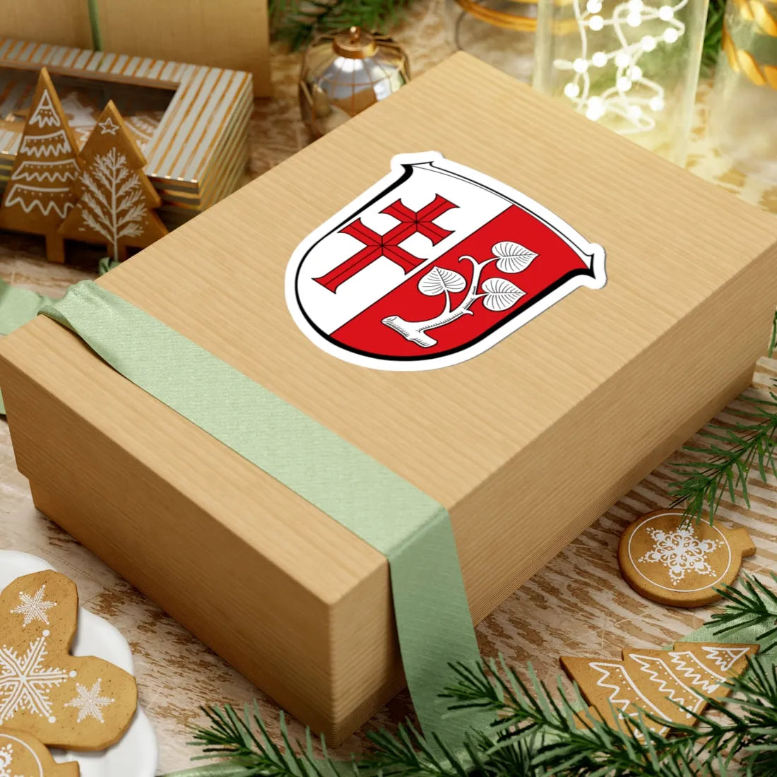 DEU Landkreis Hersfeld-Rotenburg COA (Germany) (Coat of Arms) STICKER Vinyl Kiss-Cut Decal - The Sticker Space