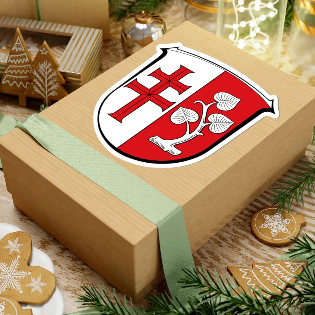 DEU Landkreis Hersfeld-Rotenburg COA (Germany) (Coat of Arms) STICKER Vinyl Kiss-Cut Decal - The Sticker Space