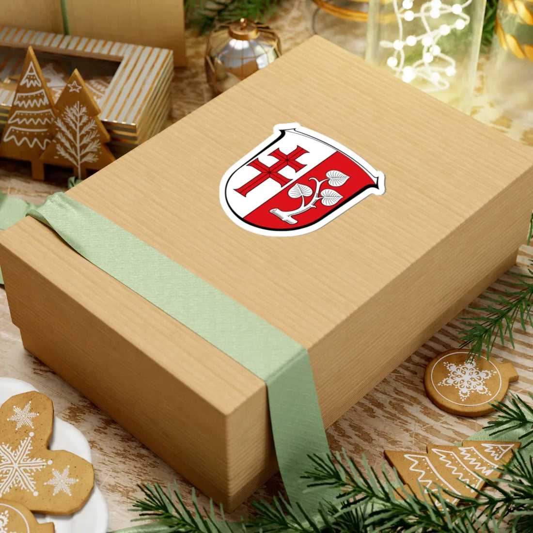 DEU Landkreis Hersfeld-Rotenburg COA (Germany) (Coat of Arms) STICKER Vinyl Kiss-Cut Decal - The Sticker Space