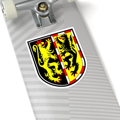 DEU Landkreis Hof COA (Germany) (Coat of Arms) STICKER Vinyl Kiss-Cut Decal - The Sticker Space