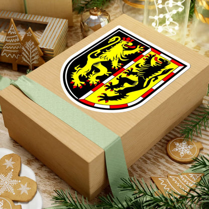 DEU Landkreis Hof COA (Germany) (Coat of Arms) STICKER Vinyl Kiss-Cut Decal - The Sticker Space