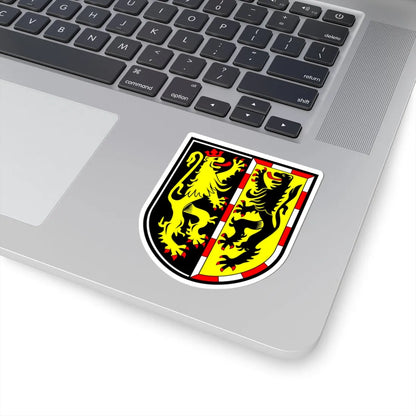 DEU Landkreis Hof COA (Germany) (Coat of Arms) STICKER Vinyl Kiss-Cut Decal - The Sticker Space