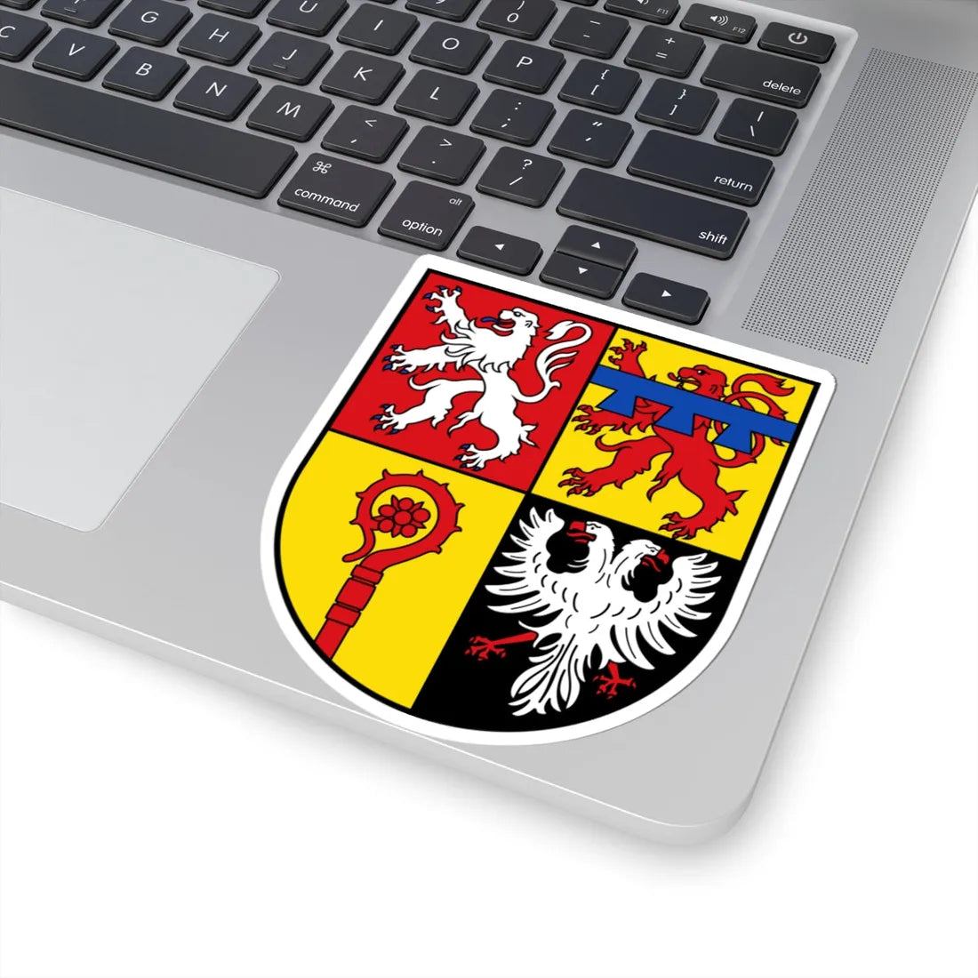 DEU Landkreis Homburg COA (Germany) (Coat of Arms) STICKER Vinyl Kiss-Cut Decal - The Sticker Space