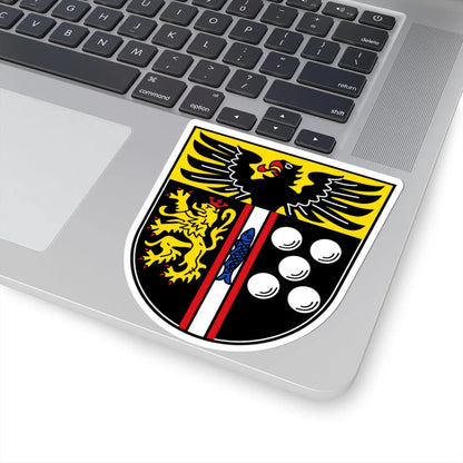 DEU Landkreis Kaiserslautern COA (Germany) (Coat of Arms) STICKER Vinyl Kiss-Cut Decal - The Sticker Space