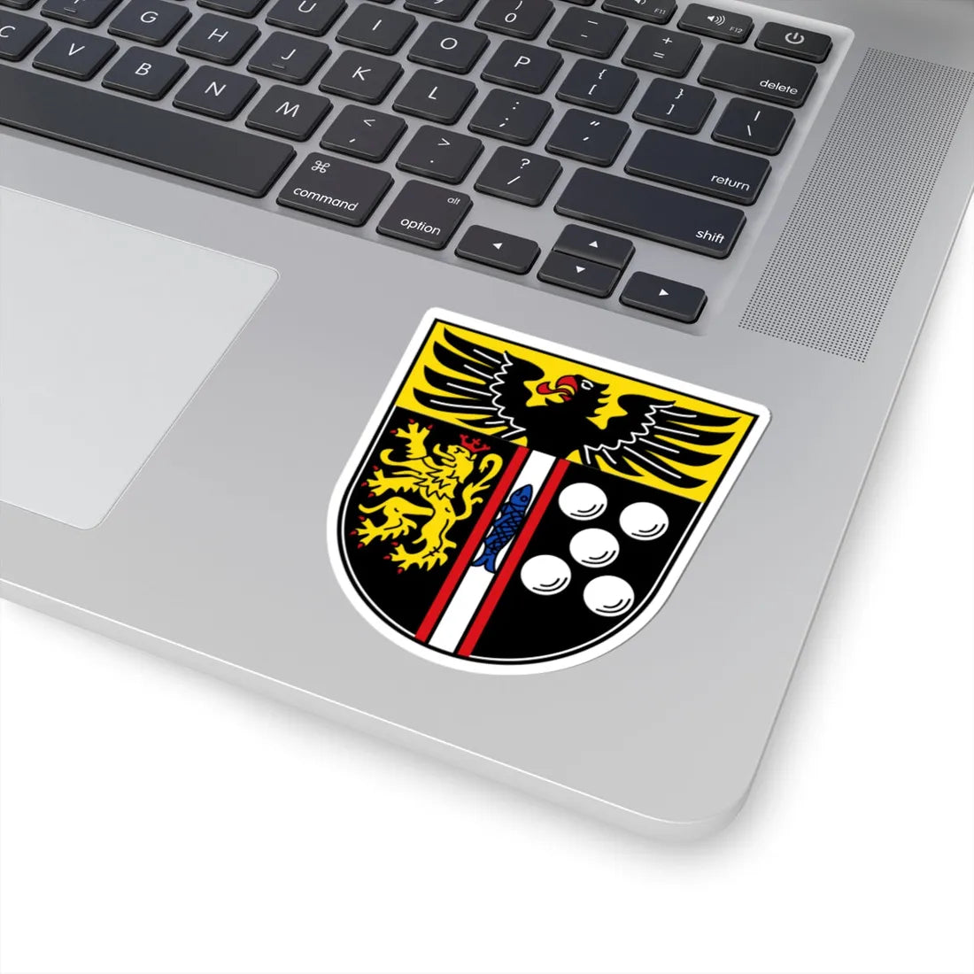 DEU Landkreis Kaiserslautern COA (Germany) (Coat of Arms) STICKER Vinyl Kiss-Cut Decal - The Sticker Space